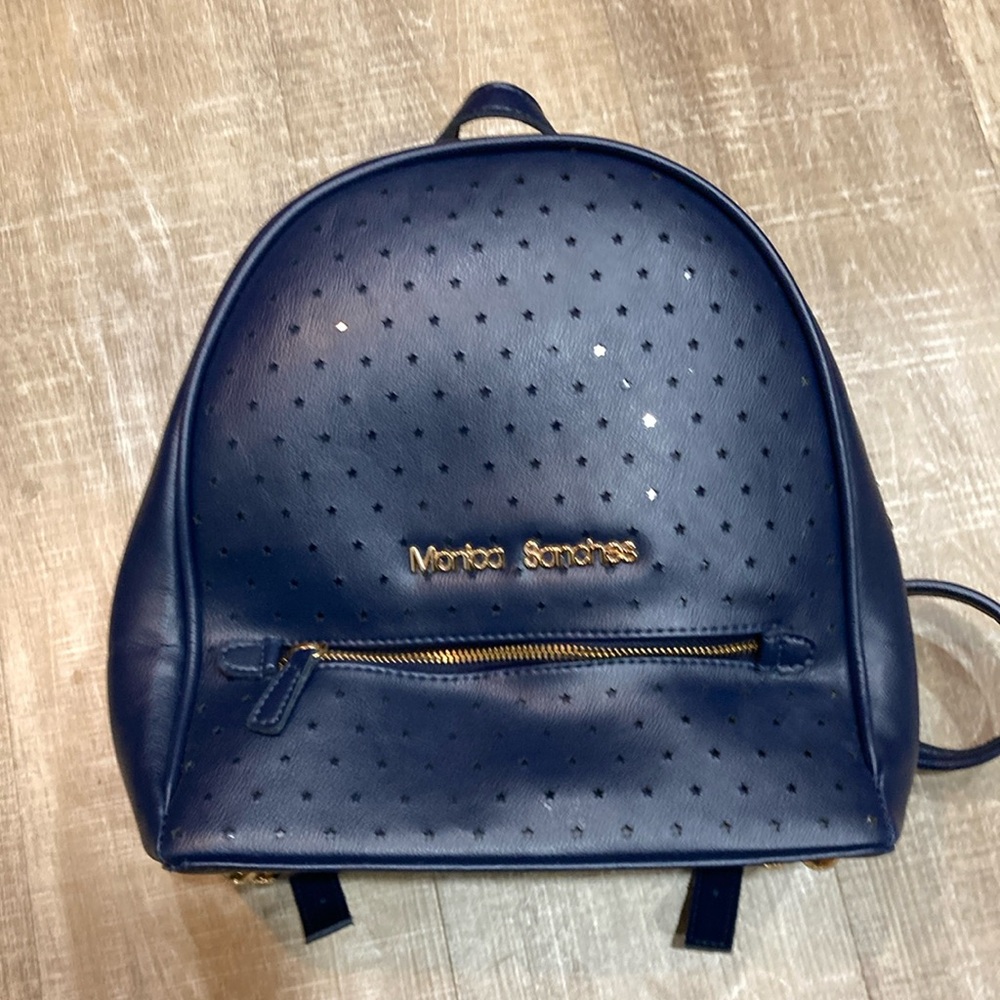 Monica Sanches Backpack purse- navy